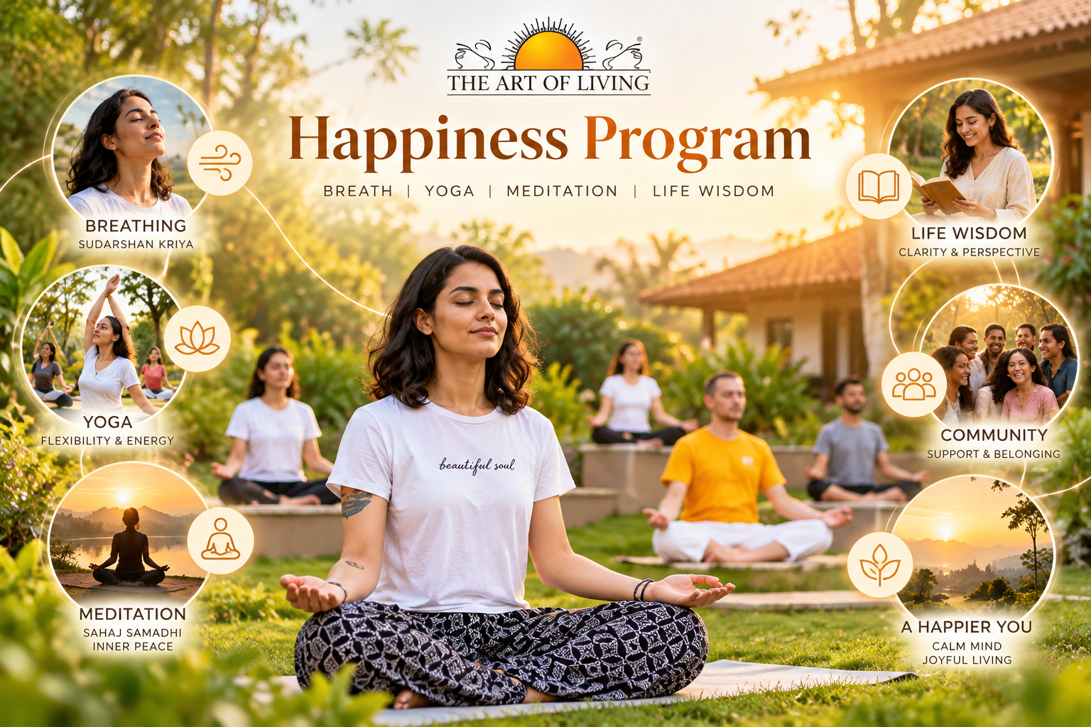 Happiness Program meditation